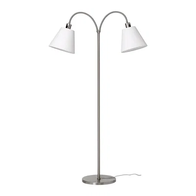 G 708 Lysekil golvlampa 2L nickel